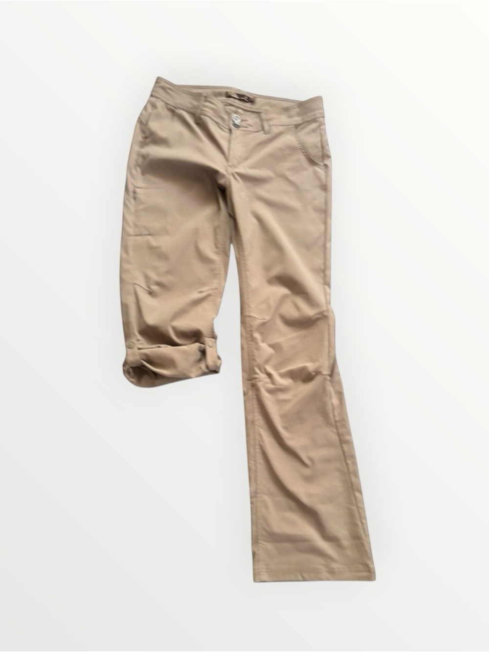 prAna Helena Convertible Roll up Hiking Pants Tan 6 outdoor - Picture 4 of 11
